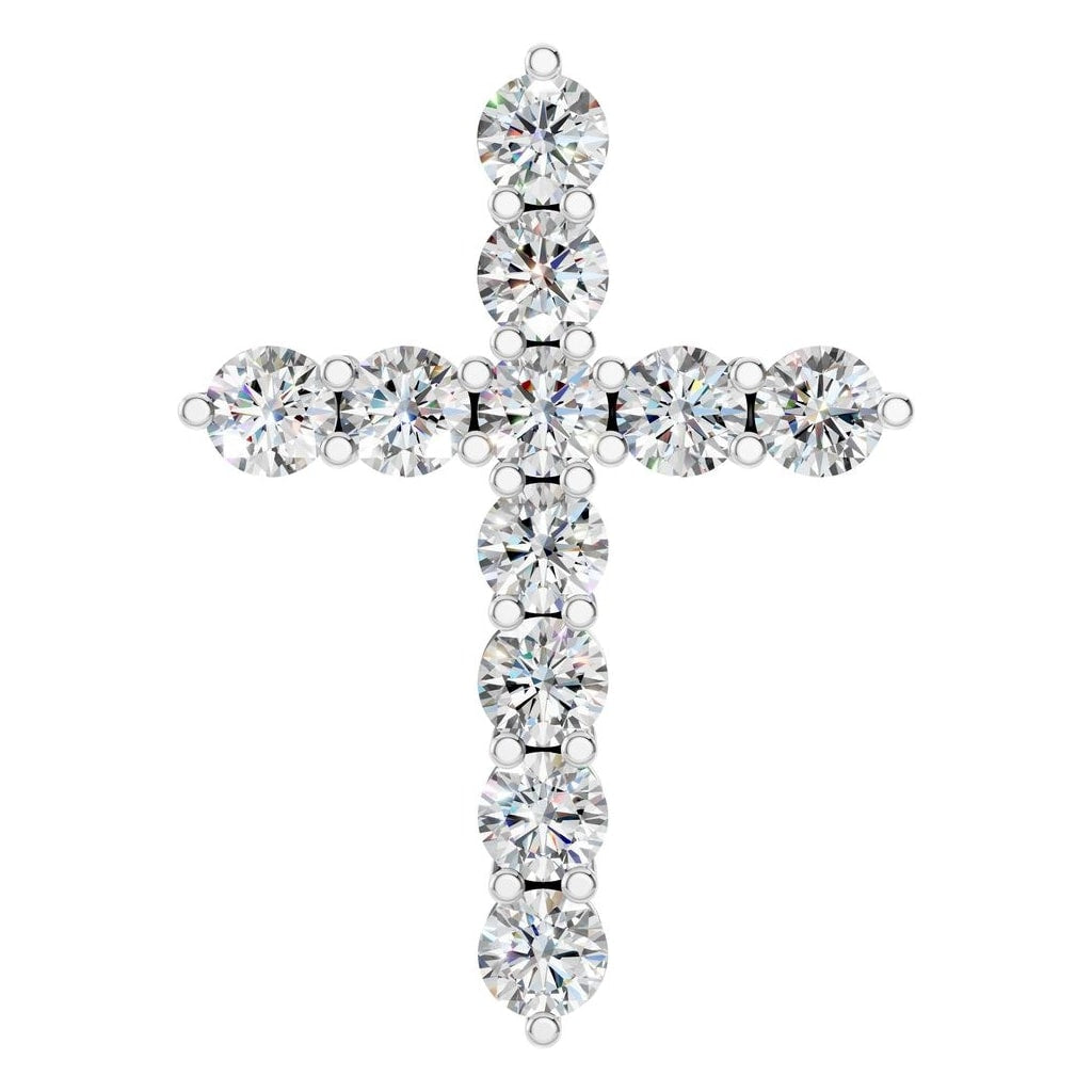 PE-9197 White Gold Pendant SET - Main View