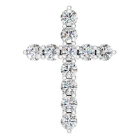 PE-9197 White Gold Pendant SET - Main View