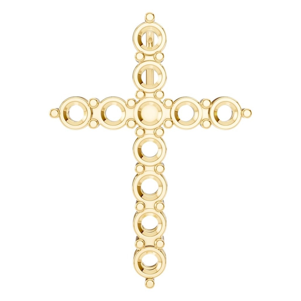 PE-9197 Yellow Gold Pendant UNSET - Main View