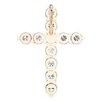 PE-9197 Rose Gold Pendant SET - BACK