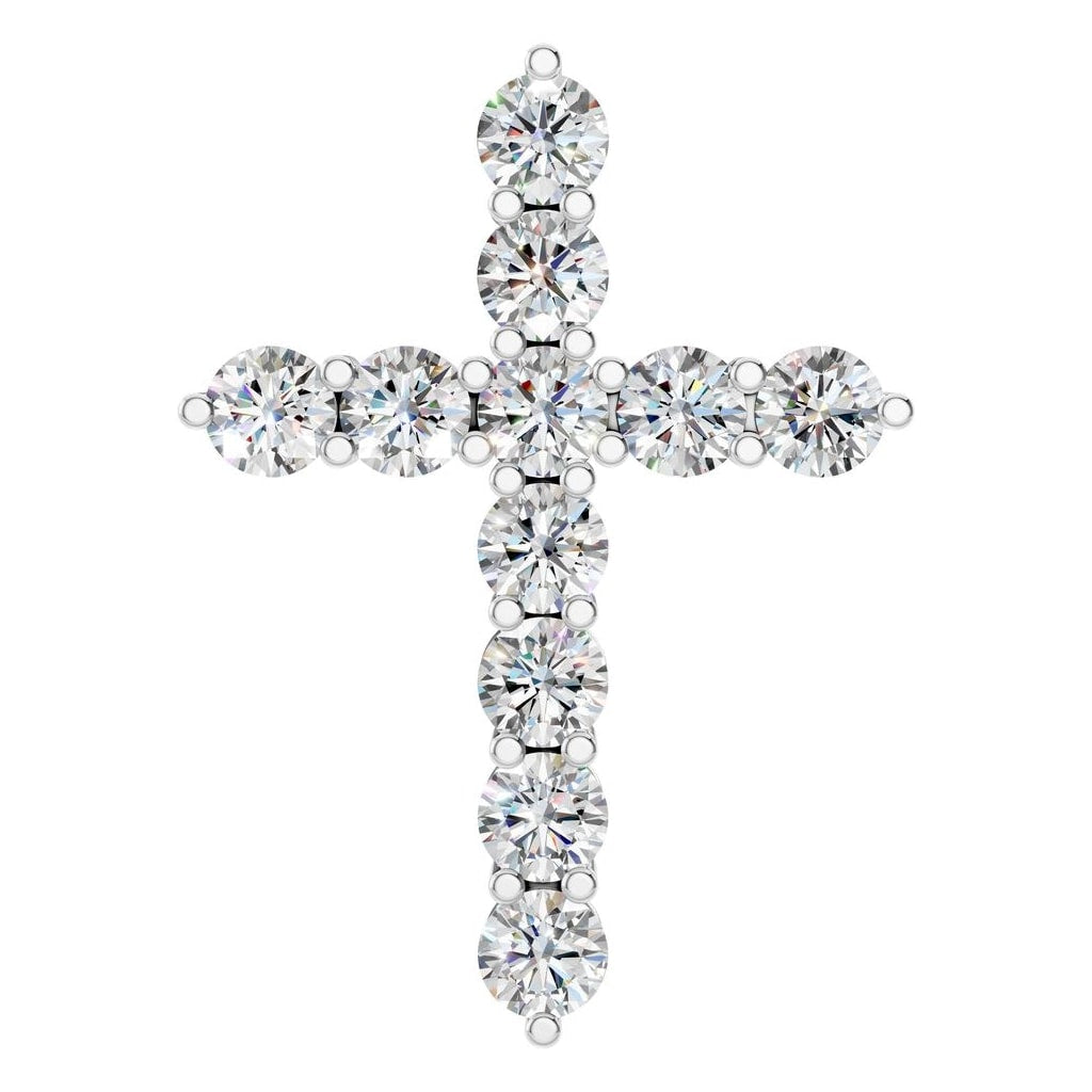 PE-9197 White Gold Pendant SET - Main View