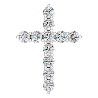 PE-9197 White Gold Pendant SET - Main View