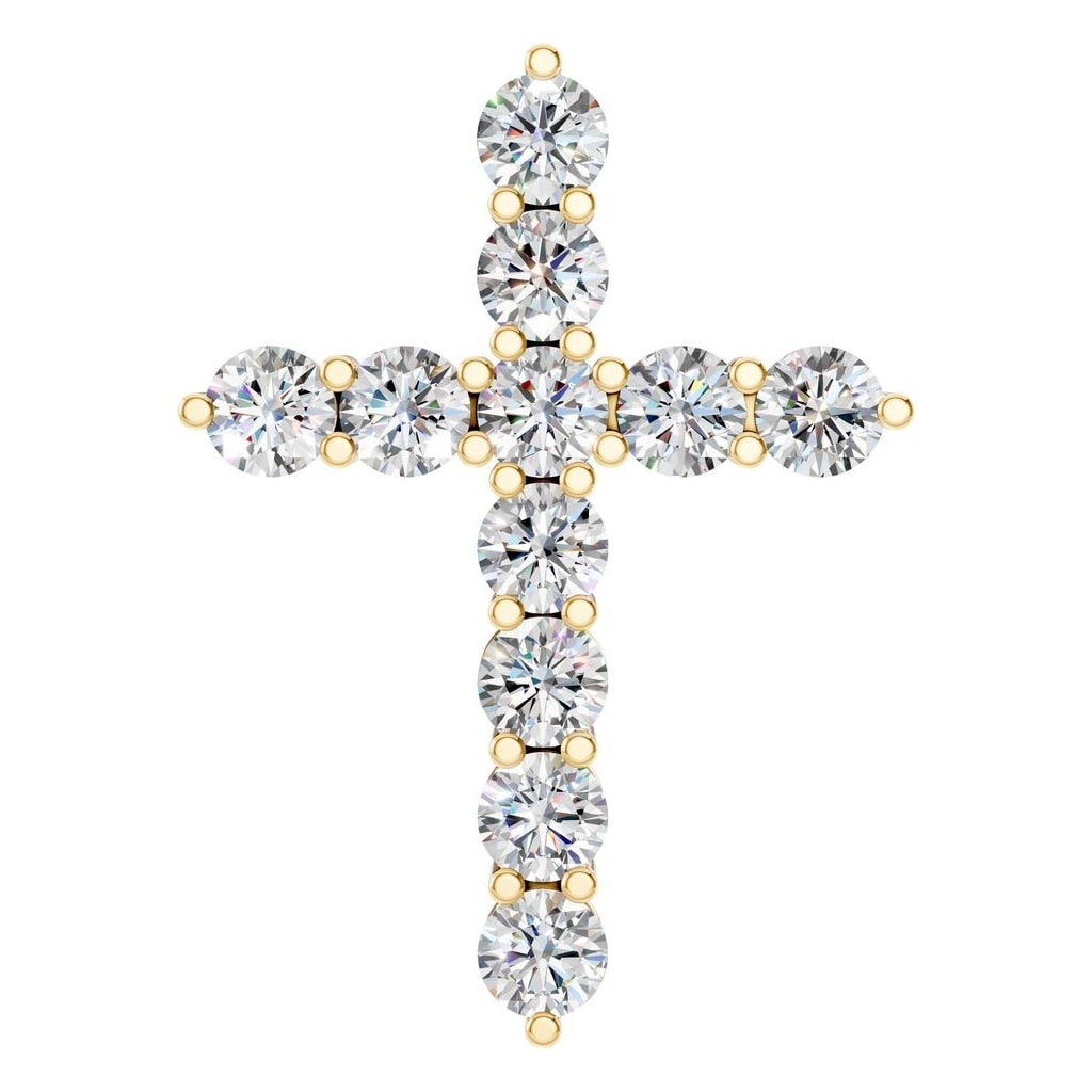 PE-9197 Yellow Gold Pendant SET - Main View
