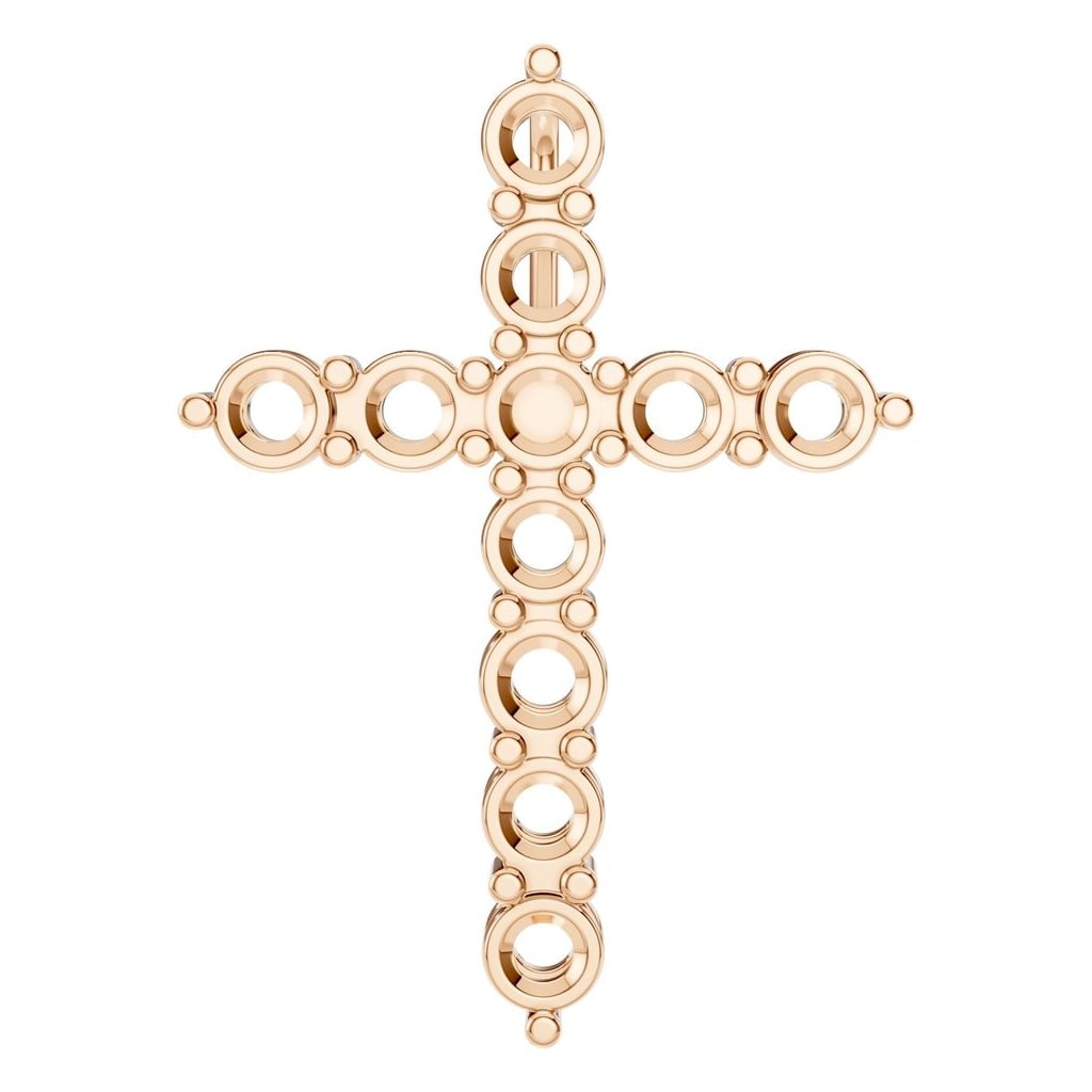 PE-9197 Rose Gold Pendant UNSET - Main View