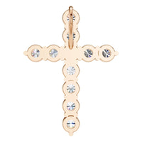 PE-9197 Rose Gold Pendant SET - BACK