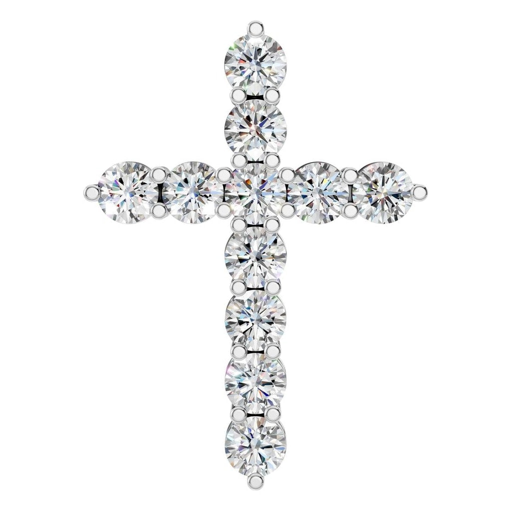 PE-9197 White Gold Pendant SET - Main View