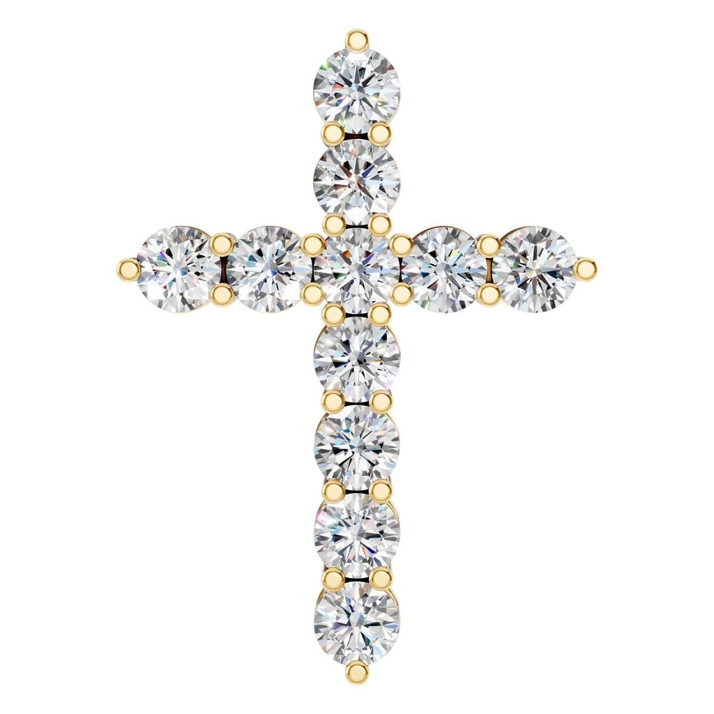 PE-9197 Yellow Gold Pendant SET - Main View