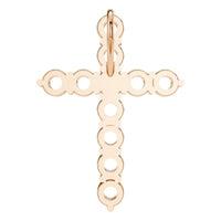 PE-9197 Rose Gold Pendant UNSET - BACK