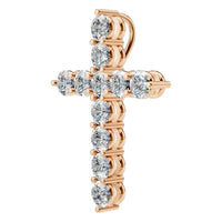 PE-9197 Rose Gold Pendant SET - ANGLE