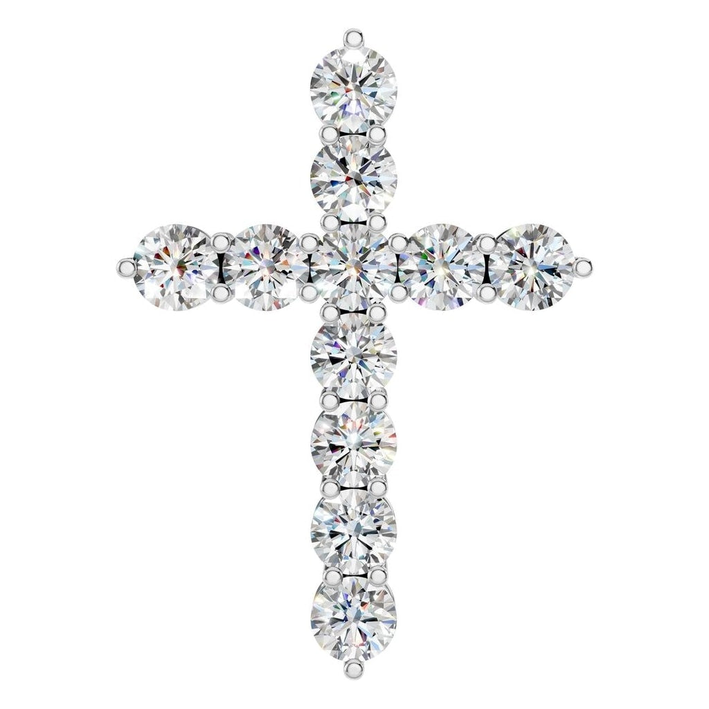 PE-9197 White Gold Pendant SET - Main View