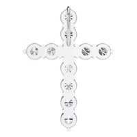 PE-9197 White Gold Pendant SET - BACK