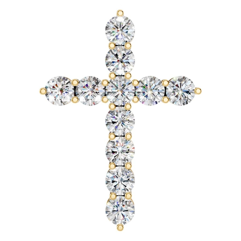 PE-9197 Yellow Gold Pendant SET - Main View