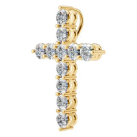 PE-9197 Yellow Gold Pendant SET - ANGLE