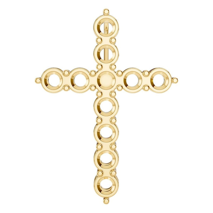 Cross Pendant Mounting - Round 3mm