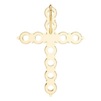 PE-9197 Yellow Gold Pendant UNSET - BACK