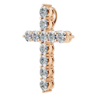 PE-9197 Rose Gold Pendant SET - ANGLE