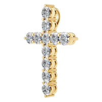PE-9197 Yellow Gold Pendant SET - ANGLE