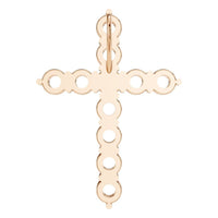 PE-9197 Rose Gold Pendant UNSET - BACK
