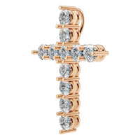 PE-9197 Rose Gold Pendant SET - ANGLE