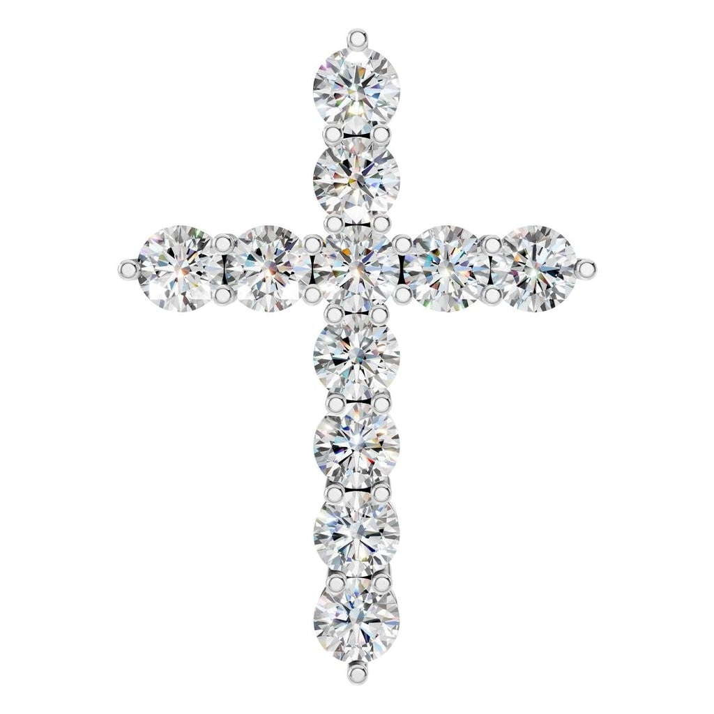 PE-9197 White Gold Pendant SET - Main View