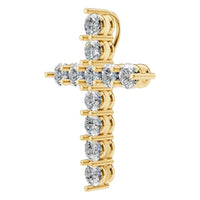 PE-9197 Yellow Gold Pendant SET - ANGLE