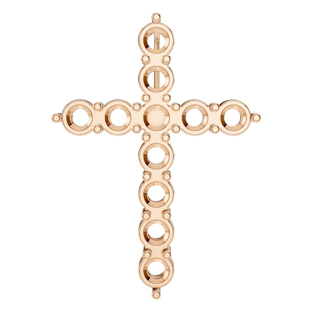 PE-9197 Rose Gold Pendant UNSET - Main View