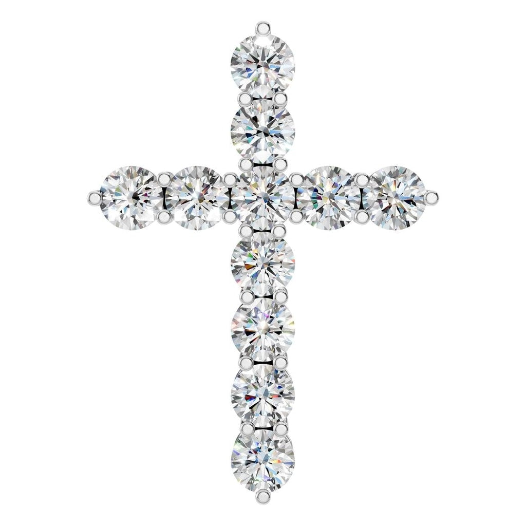 PE-9197 White Gold Pendant SET - Main View