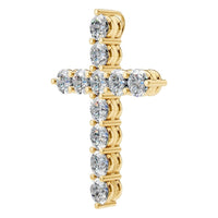 PE-9197 Yellow Gold Pendant SET - ANGLE