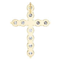 PE-9197 Yellow Gold Pendant SET - BACK