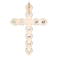 PE-9197 Rose Gold Pendant SET - BACK
