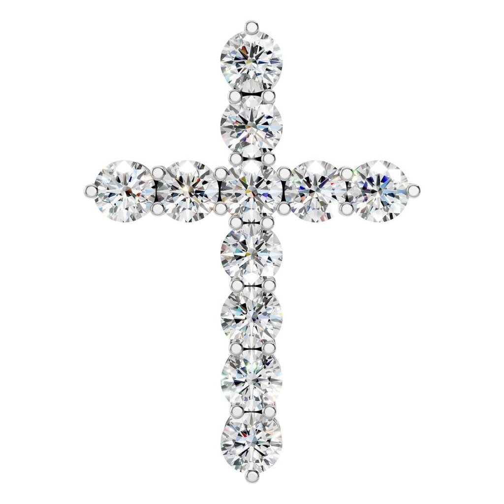 PE-9197 White Gold Pendant SET - Main View