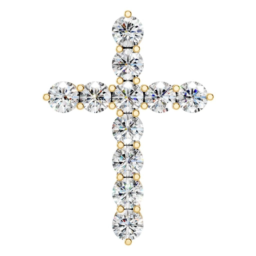 PE-9197 Yellow Gold Pendant SET - Main View