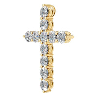 PE-9197 Yellow Gold Pendant SET - ANGLE