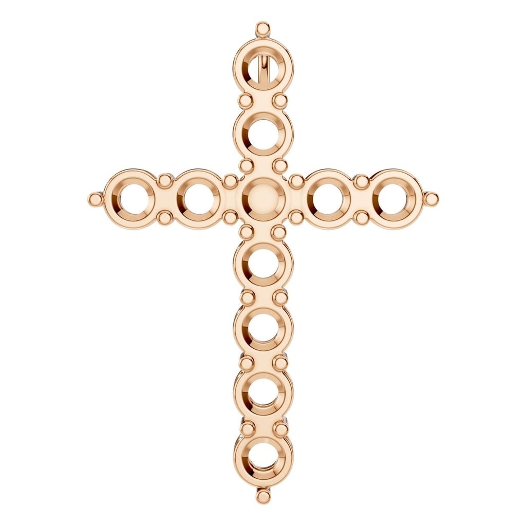 PE-9197 Rose Gold Pendant UNSET - Main View