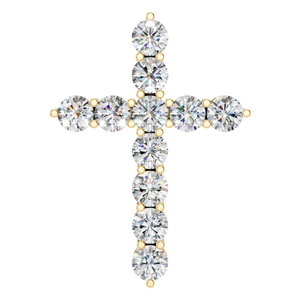 PE-9197 Yellow Gold Pendant SET - Main View