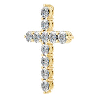 PE-9197 Yellow Gold Pendant SET - ANGLE