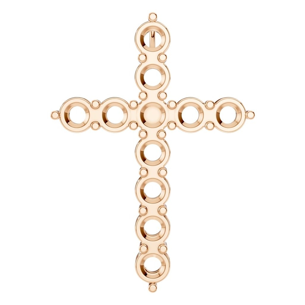 PE-9197 Rose Gold Pendant UNSET - Main View