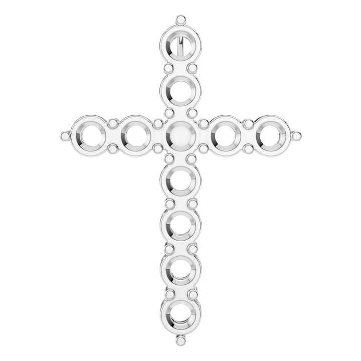 Cross Pendant Mounting - Round 5mm