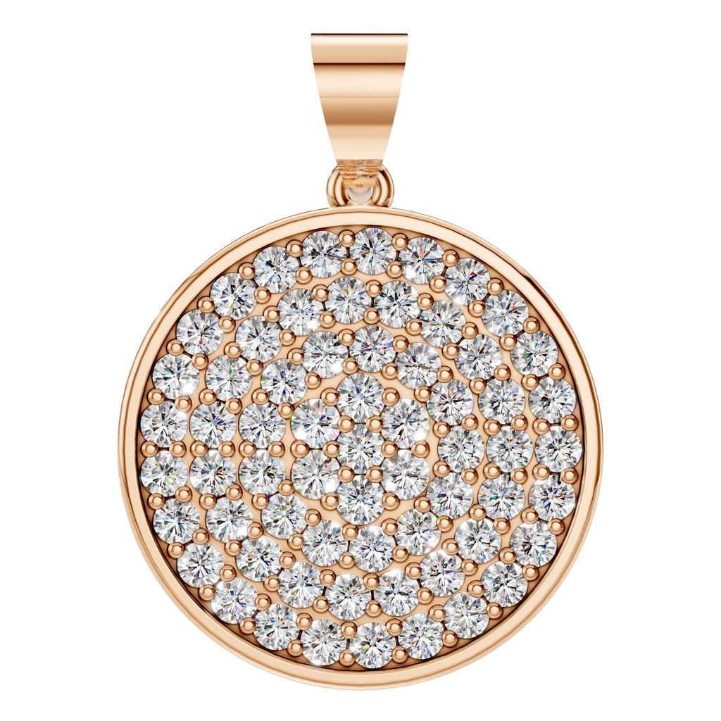 PE-9462 Rose Gold Pendant SET - Main View