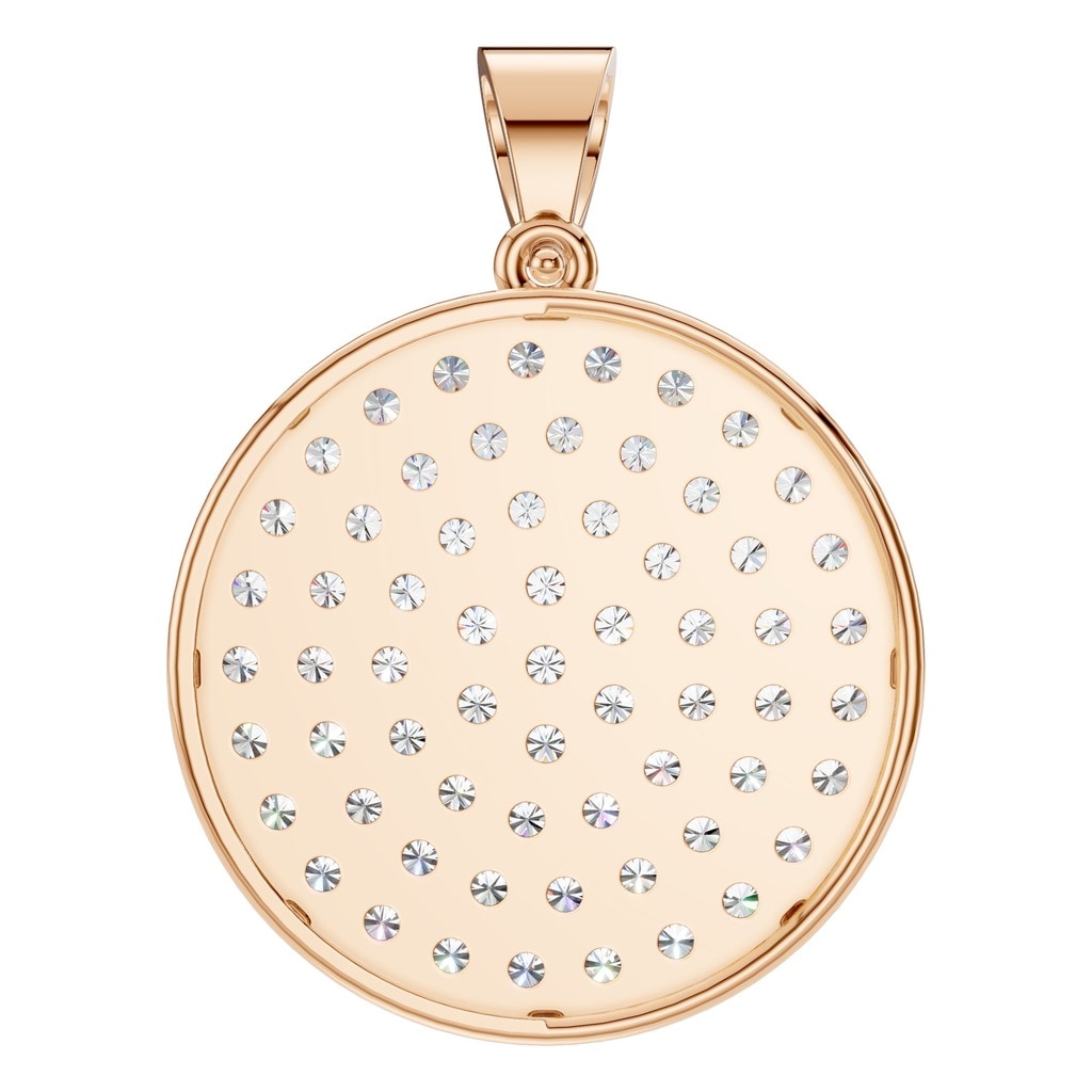 PE-9462 Rose Gold Pendant SET - BACK