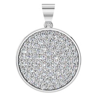 PE-9462 White Gold Pendant SET - Main View