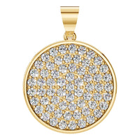 PE-9462 Yellow Gold Pendant SET - Main View