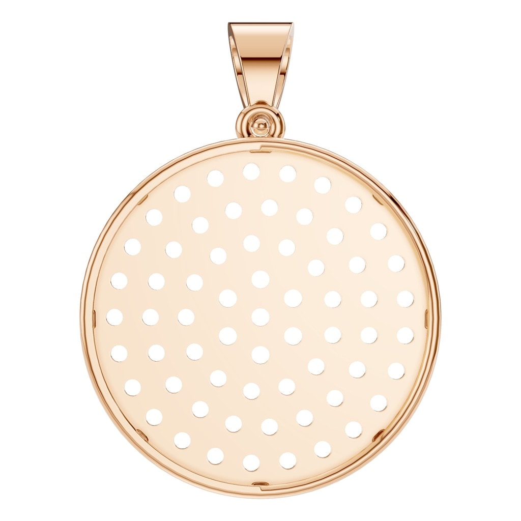 PE-9462 Rose Gold Pendant UNSET - BACK