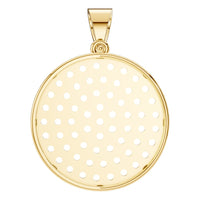PE-9462 Yellow Gold Pendant UNSET - BACK