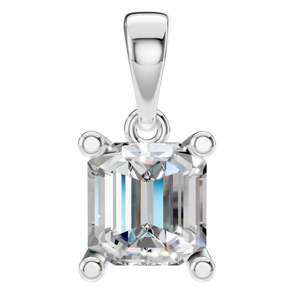 PE-9771 White Gold Pendant SET - Main View