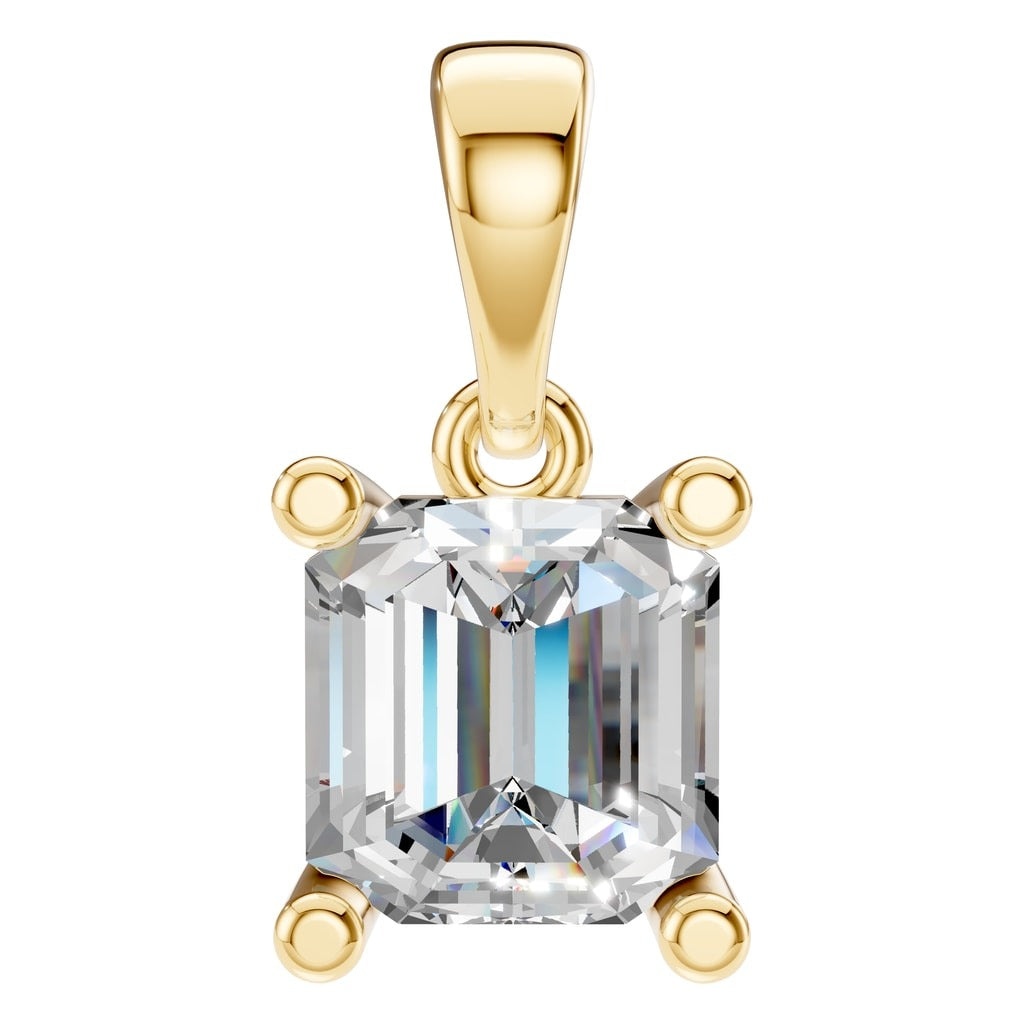 PE-9771 Yellow Gold Pendant SET - Main View