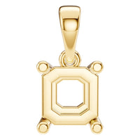 PE-9771 Yellow Gold Pendant UNSET - Main View