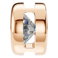 PE-9773 Rose Gold Pendant SET - Side View