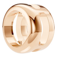 PE-9773 Rose Gold Pendant UNSET - Angle View