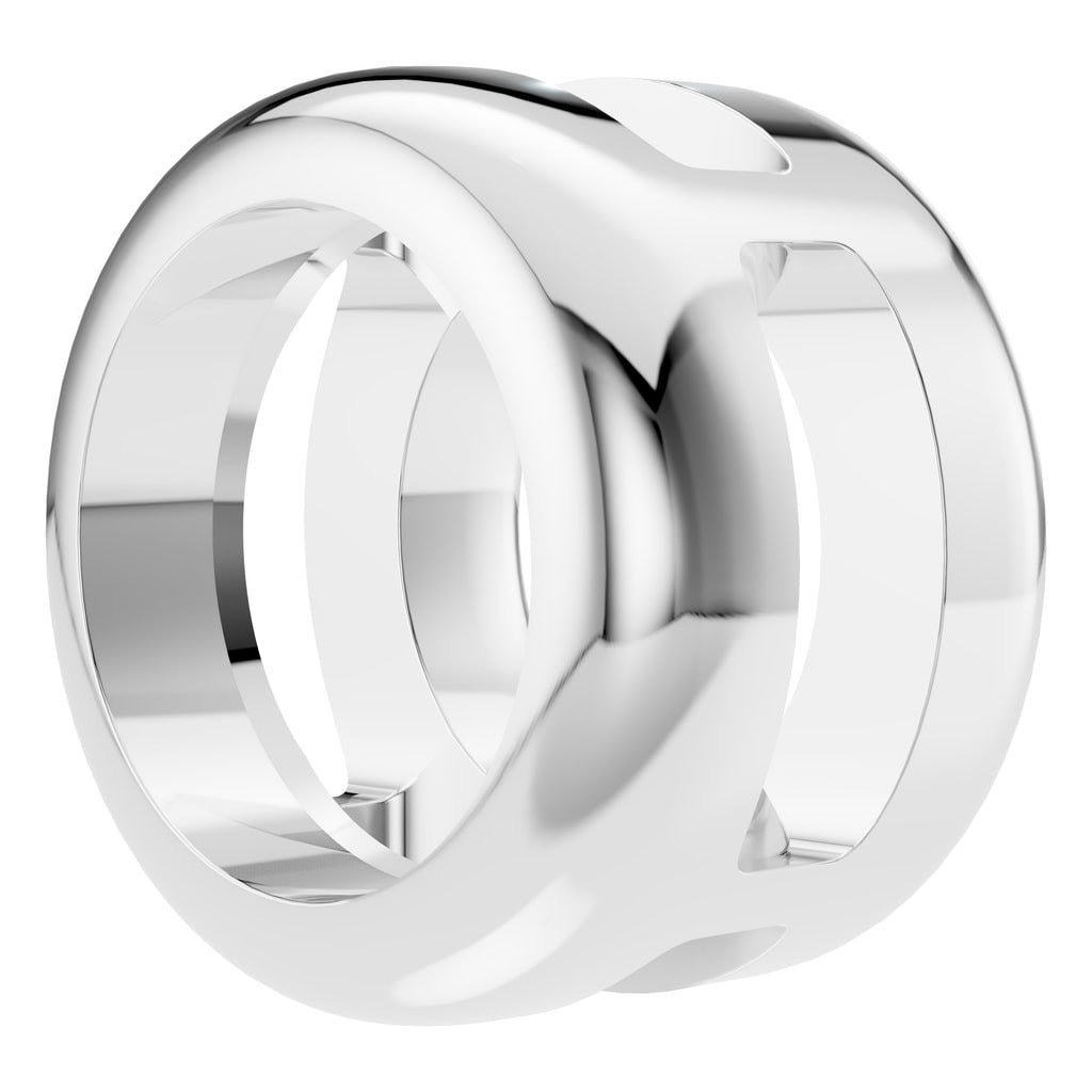 PE-9773 White Gold Pendant UNSET - Angle View